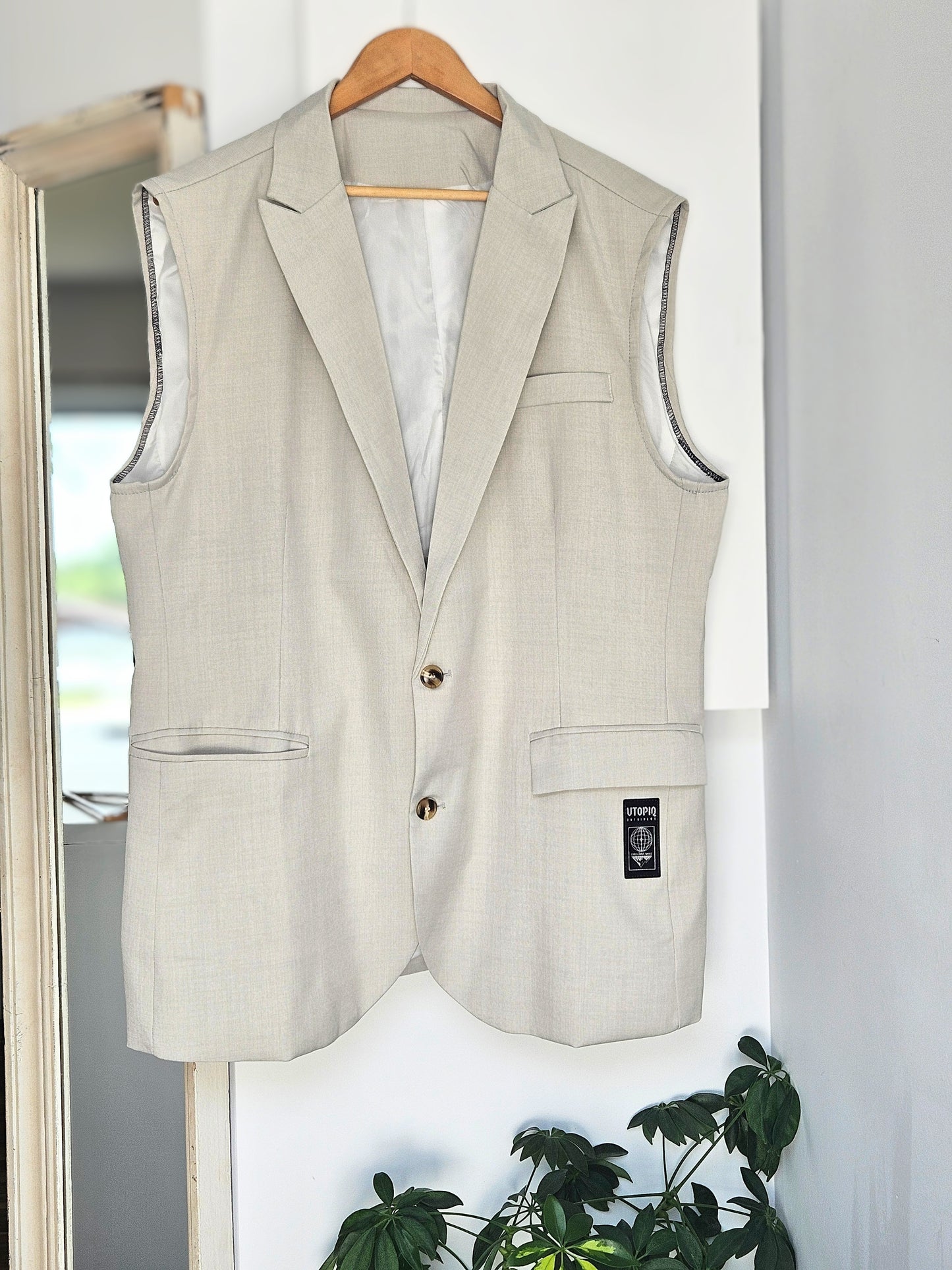 Blazer gris crème
