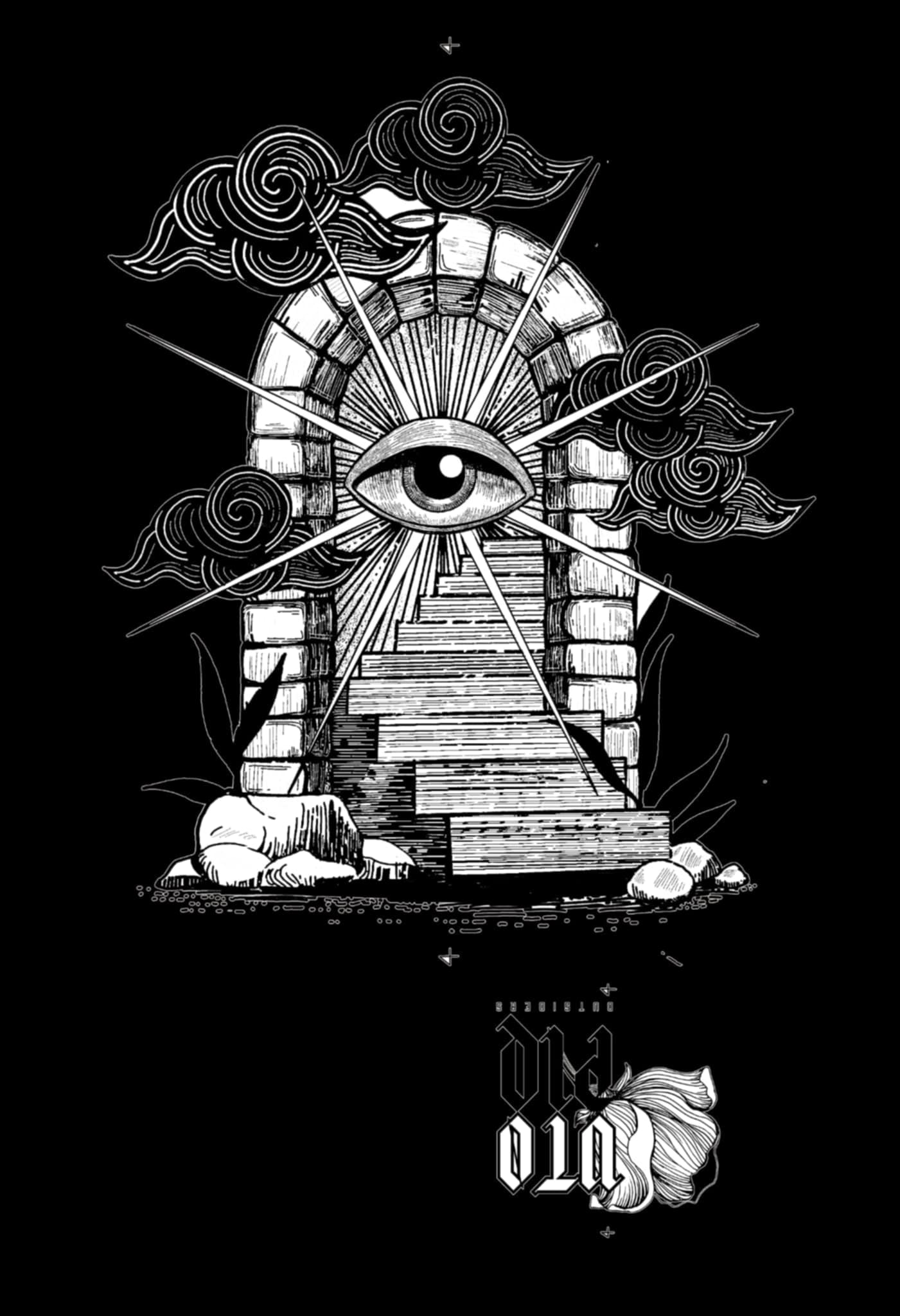 BLACK TEE POWERFULL CREATOR