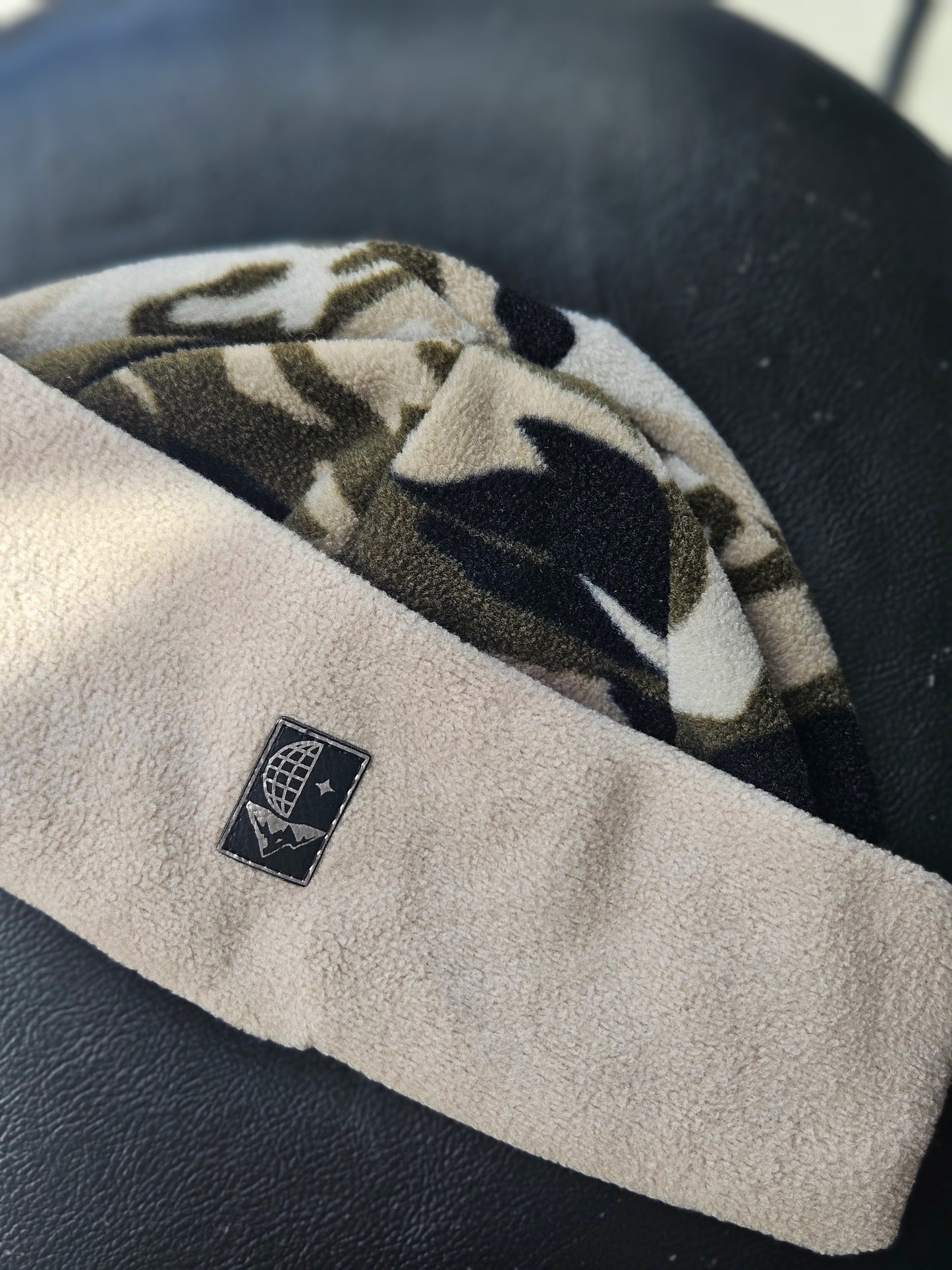 Bonnet camo crème