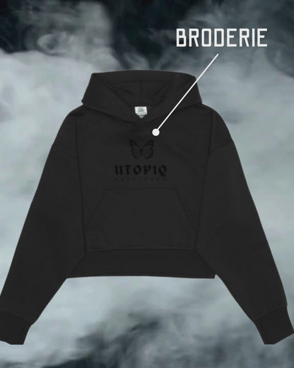 BLOOM ERA cropped hoodie