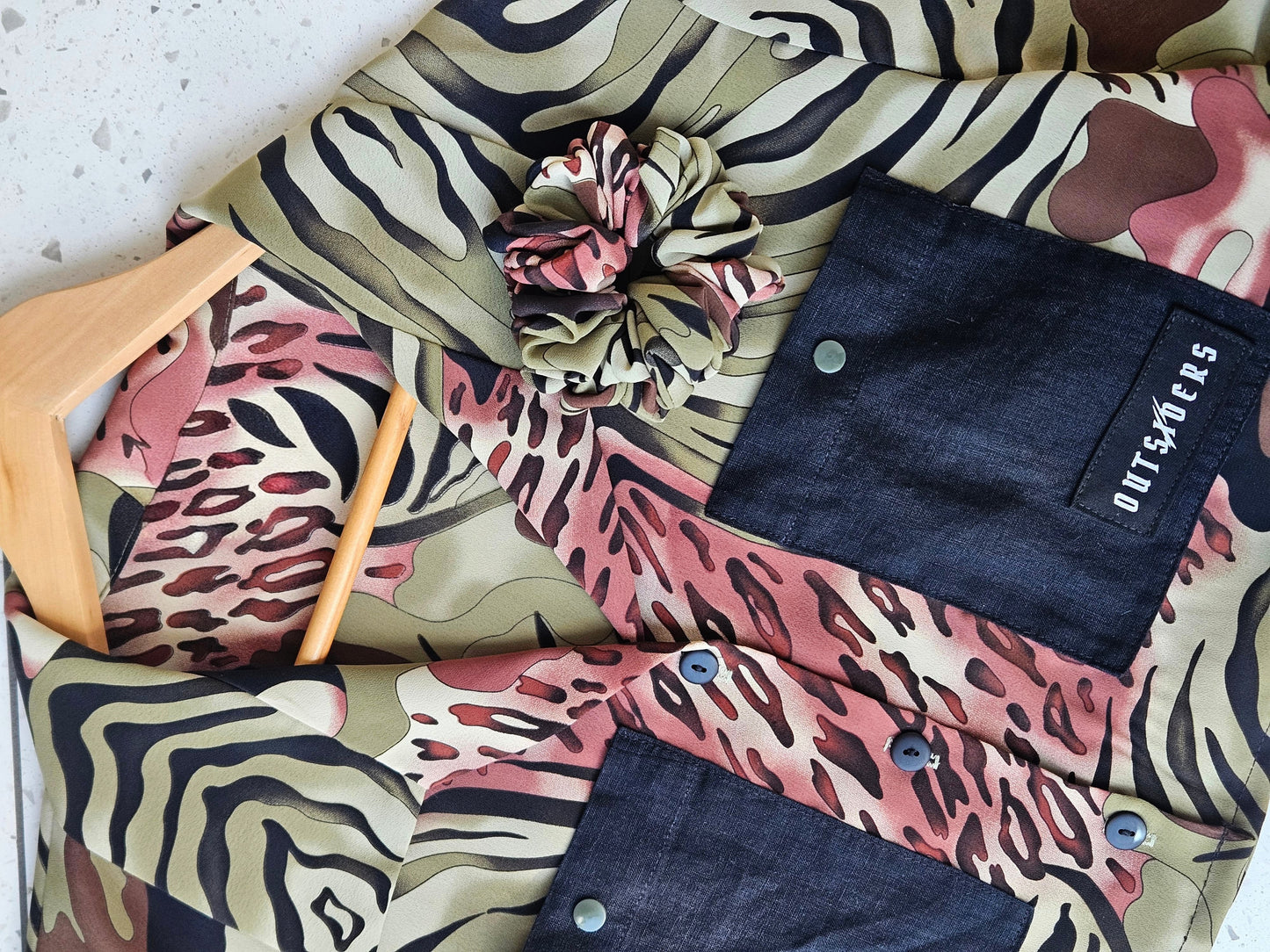CHEMISIER CAMO