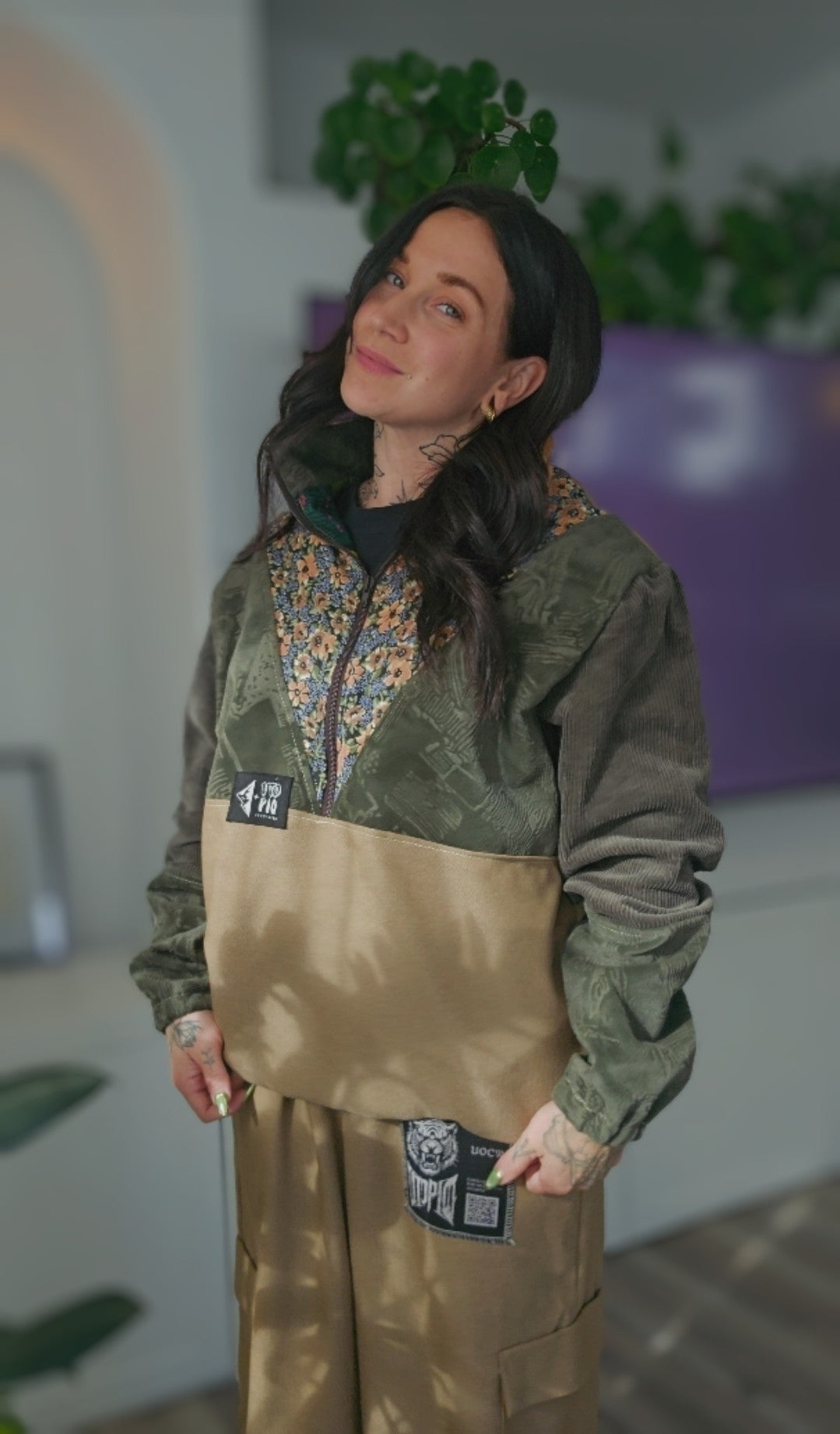 JACKET FLEUR SAUVAGE