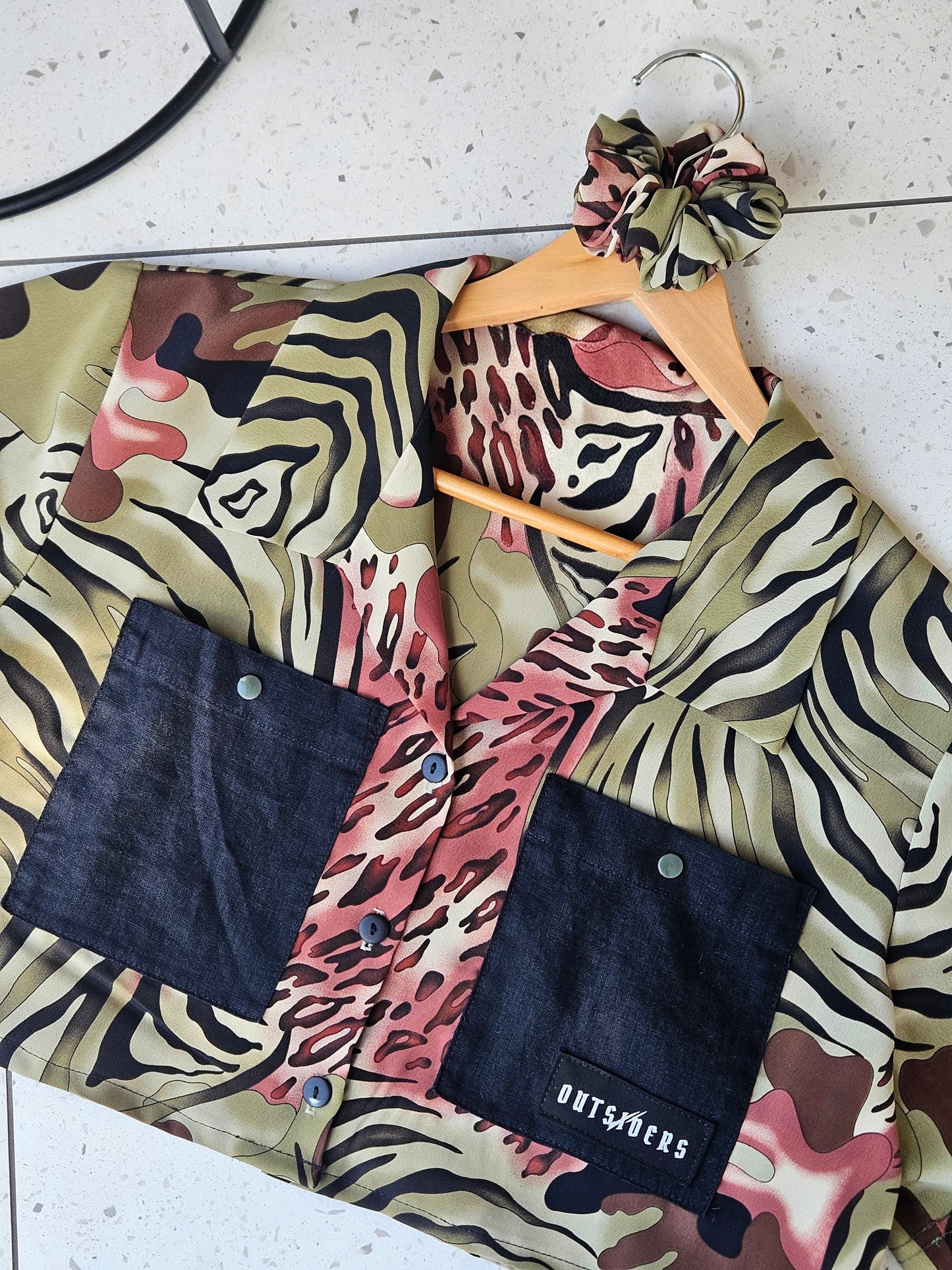 CHEMISIER CAMO