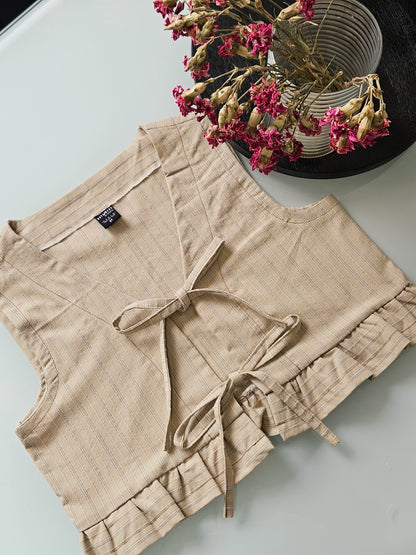 Chemisier Folk beige