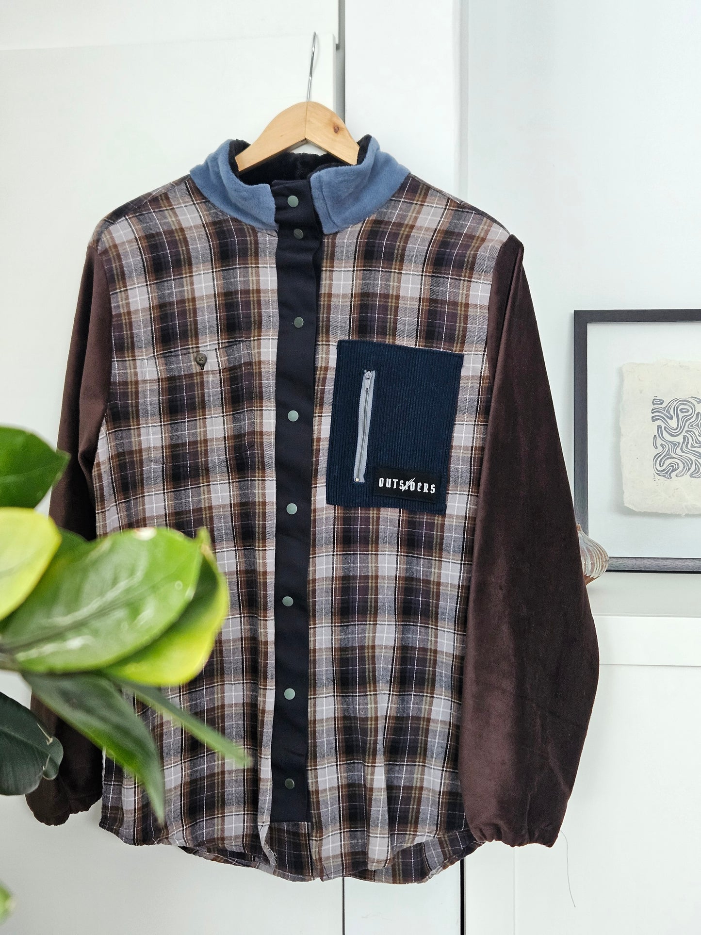 VESTE CHALET BLEUET