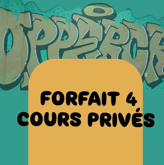 POLE & FLOORWORK FORFAIT 4 COURS PRIVÉS