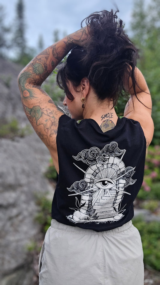 BLACK TEE POWERFULL CREATOR